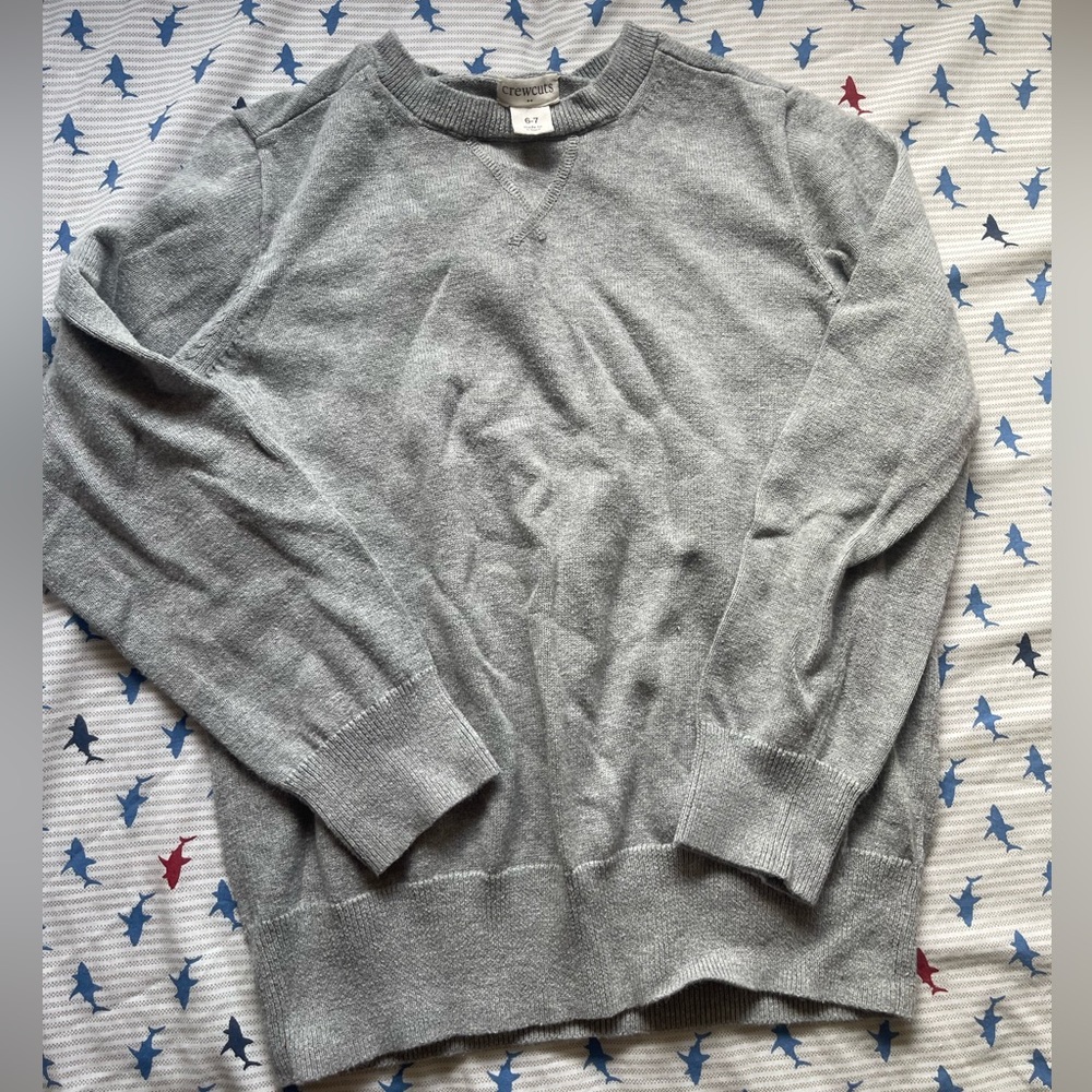 Crewcuts by J.Crew Gray Sweater size 6-7